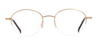 BENX CEO BXCEO 10105-C01 Optik Genç Erkek,Kadın,Unisex Oval Yarım Çerçeveli Titanyum - BENX CEO