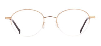 BENX CEO BXCEO 10105-C03 Optik Genç Erkek,Kadın,Unisex Oval Yarım Çerçeveli Titanyum - BENX CEO