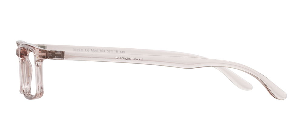 BENX CLASSIC BXGRL104-59 Optik Genç Kadın Köşeli Çerçeveli Grilamid TR90 - 3