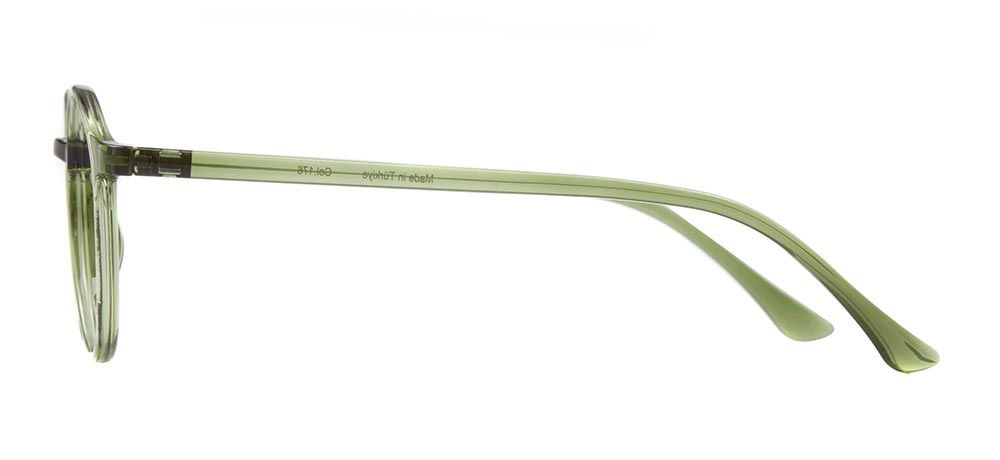 BENX CLASSIC BXGRL112-176 Optik Genç Erkek,Kadın,Unisex Oval Çerçeveli Grilamid (TR90) - 3