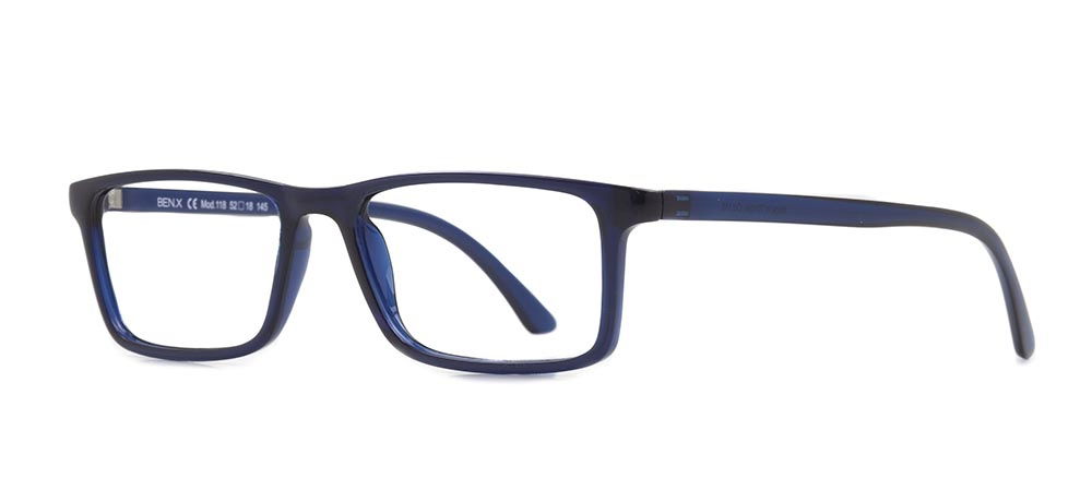 BENX CLASSIC BXGRL118-118 Optik Genç Erkek Köşeli Çerçeveli Grilamid TR90 - 2