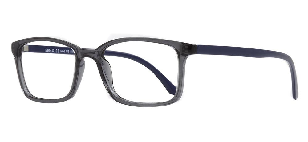 BENX CLASSIC BXGRL119-05120 Optik Genç Erkek Köşeli Çerçeveli Grilamid TR90 - 2