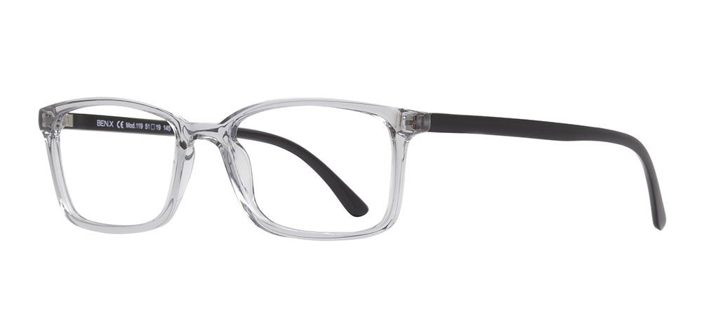 BENX CLASSIC BXGRL119-20506 Optik Genç Erkek Köşeli Çerçeveli Grilamid TR90 - 2