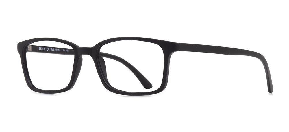 BENX CLASSIC BXGRL119-M06 Optik Genç Erkek Köşeli Çerçeveli Grilamid TR90 - 2