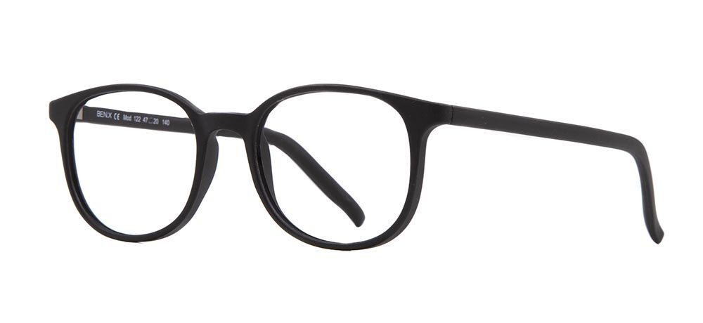 BENX CLASSIC BXGRL122-M06 Optik Genç Erkek, Kadın, Unisex Oval Çerçeveli Grilamid TR90 - 2