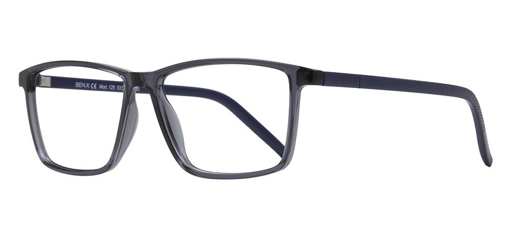 BENX CLASSIC BXGRL125-05120 Optik Genç,Yetişkin Erkek Köşeli Çerçeveli Grilamid TR90 - 2