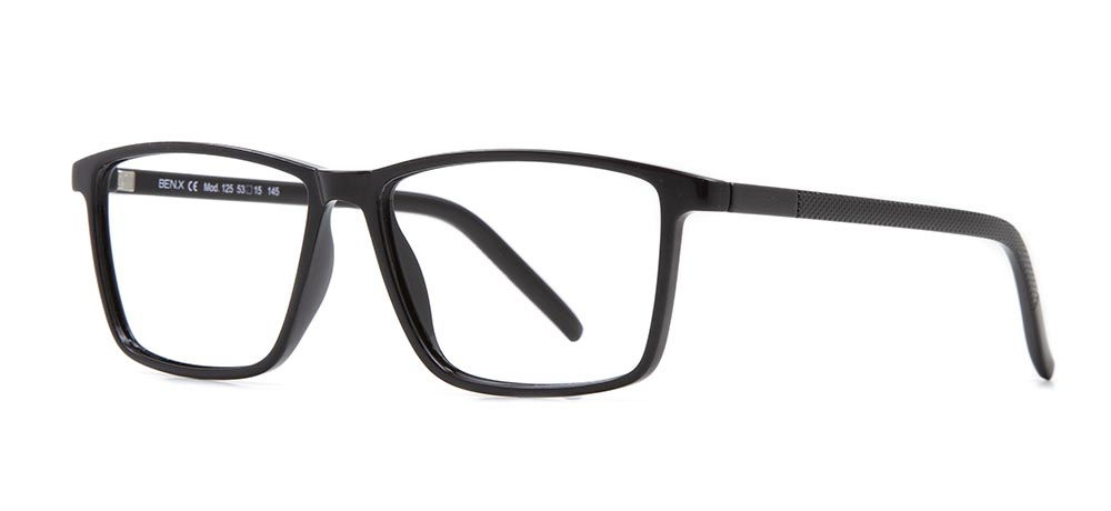 BENX CLASSIC BXGRL125-06 Optik Genç,Yetişkin Erkek Köşeli Çerçeveli Grilamid TR90 - 2
