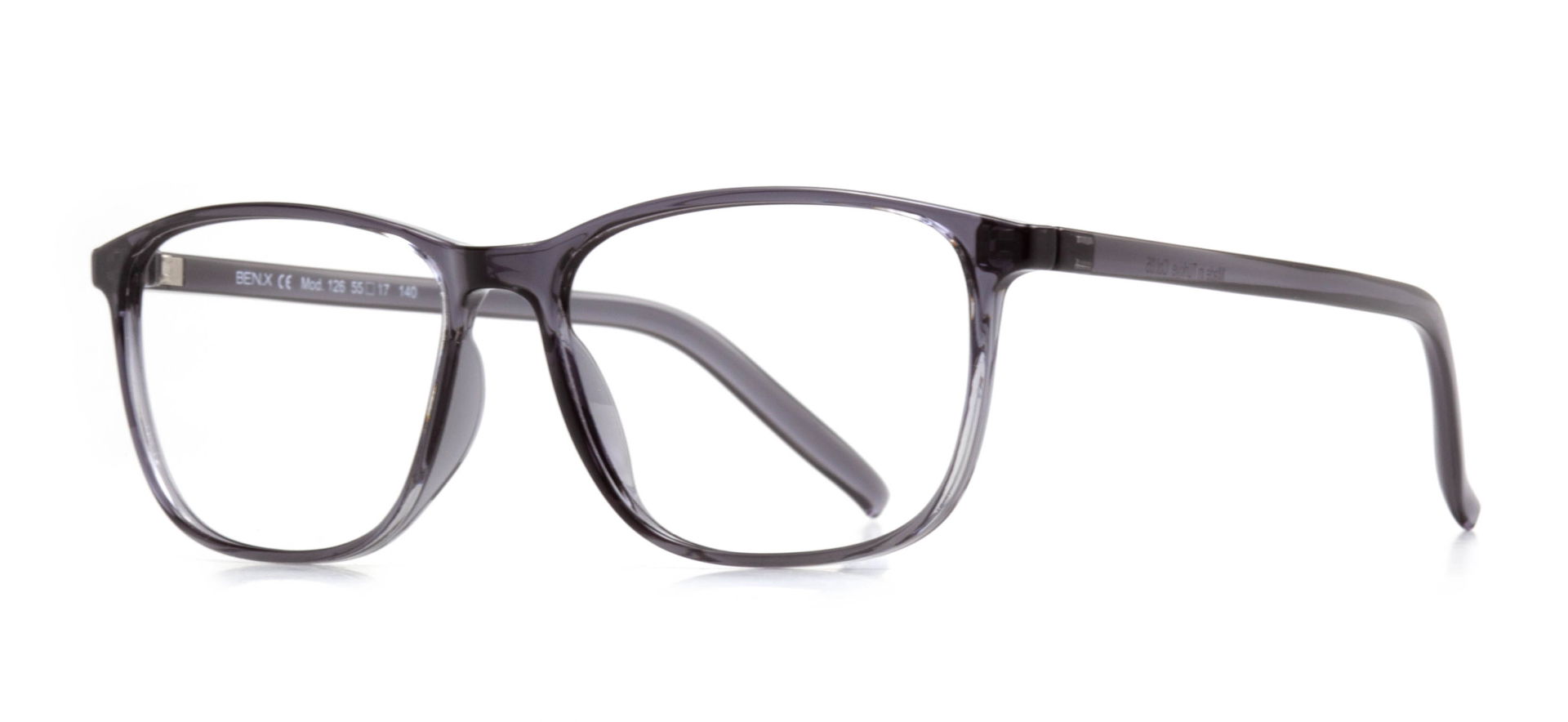 BENX CLASSIC BXGRL126-05 Optik Genç,Yetişkin Erkek Köşeli Çerçeveli Grilamid TR90 - 2