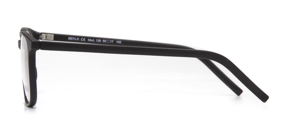 BENX CLASSIC BXGRL126-M06 Optik Genç,Yetişkin Erkek Köşeli Çerçeveli Grilamid TR90 - 3