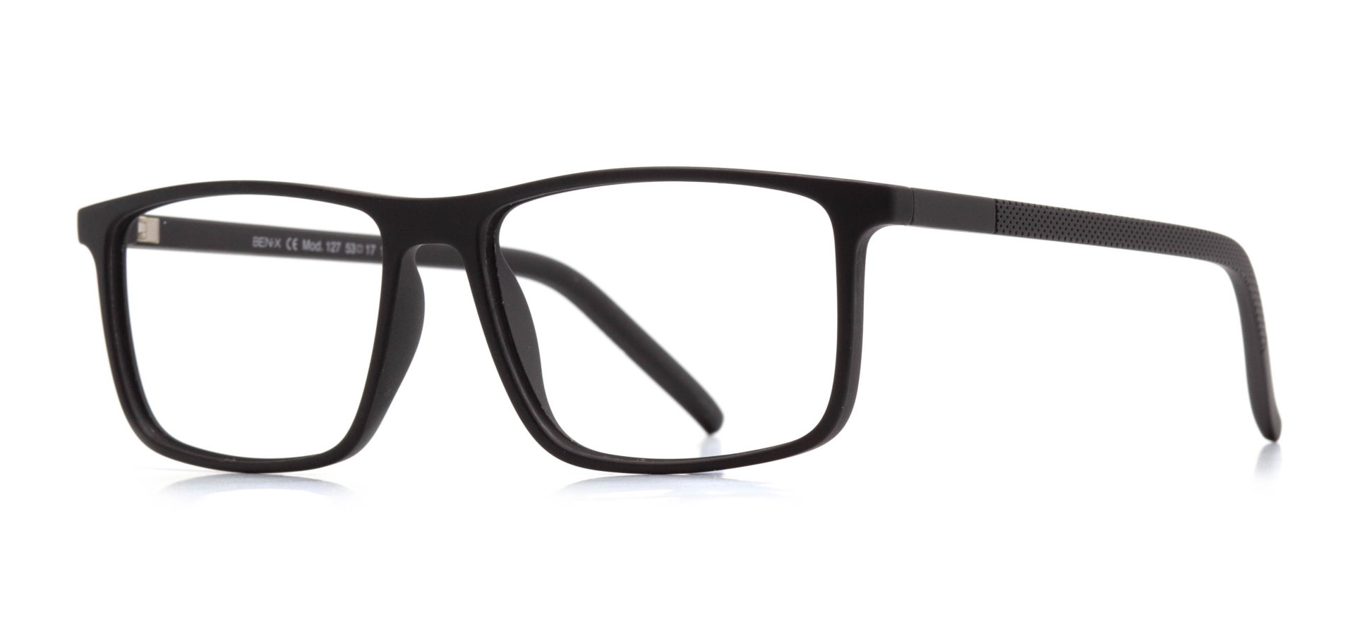BENX CLASSIC BXGRL127-M06 Optik Genç,Yetişkin Erkek Köşeli Çerçeveli Grilamid TR90 - 2