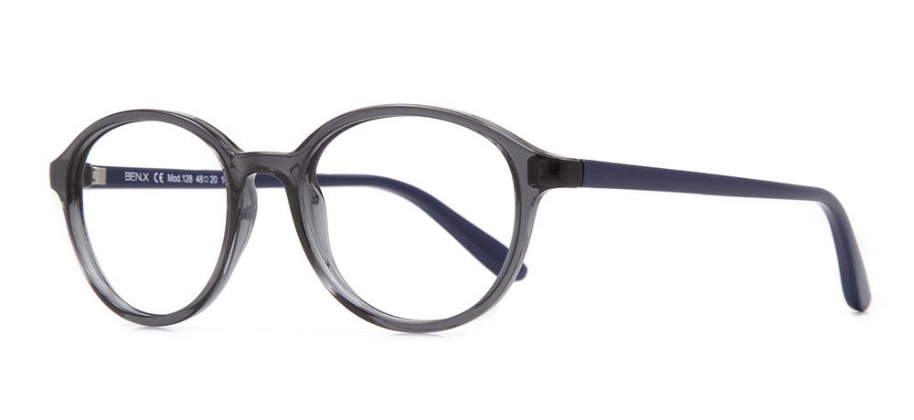 BENX CLASSIC BXGRL128-05120 Optik Genç,Yetişkin Erkek,Kadın,Unisex Oval Çerçeveli Grilamid TR90 - 2