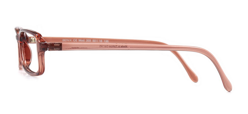 BENX CLASSIC BXGRL203-145 Optik Genç,Yetişkin Kadın Köşeli Çerçeveli Grilamid (TR90) - 3