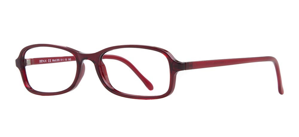 BENX CLASSIC BXGRL205-144 Optik Genç,Yetişkin Kadın Köşeli Çerçeveli Grilamid (TR90) - 2