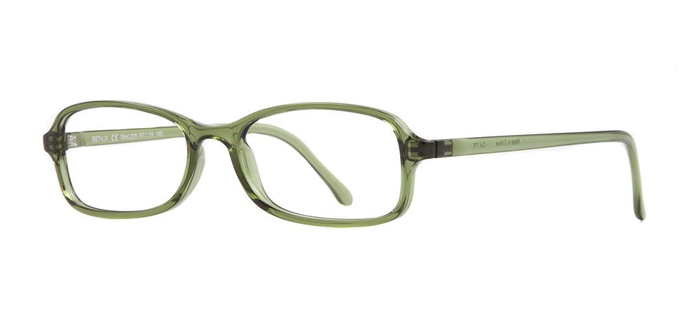 BENX CLASSIC BXGRL205-176 Optik Genç,Yetişkin Kadın Köşeli Çerçeveli Grilamid (TR90) - 2
