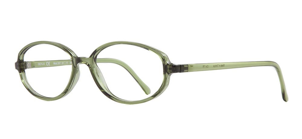 BENX CLASSIC BXGRL207-176 Optik Yetişkin Kadın Oval Çerçeveli Grilamid TR90 - 2