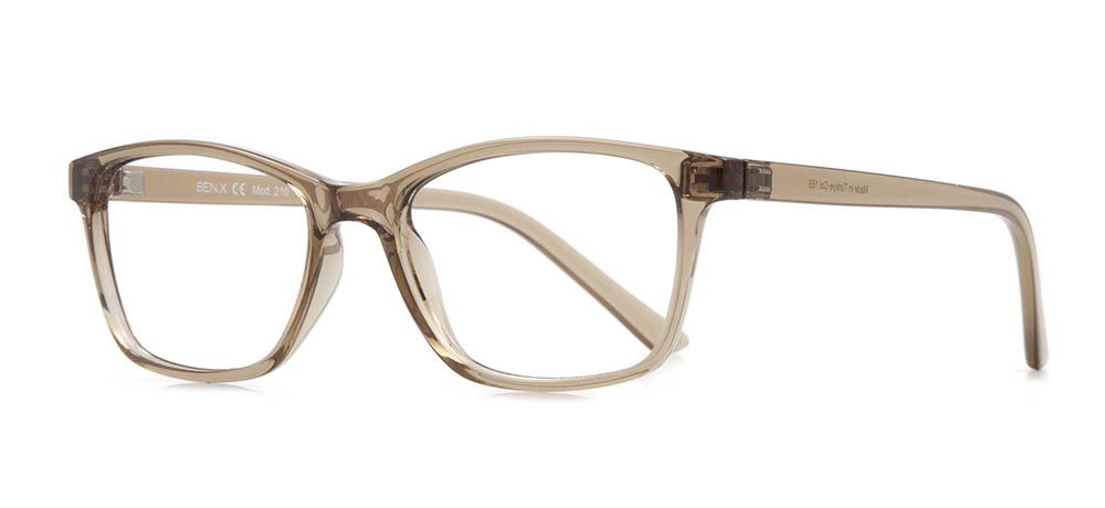 BENX CLASSIC BXGRL210-155 Optik Genç,Yetişkin Kadın Köşeli Çerçeveli Grilamid TR90 - 2