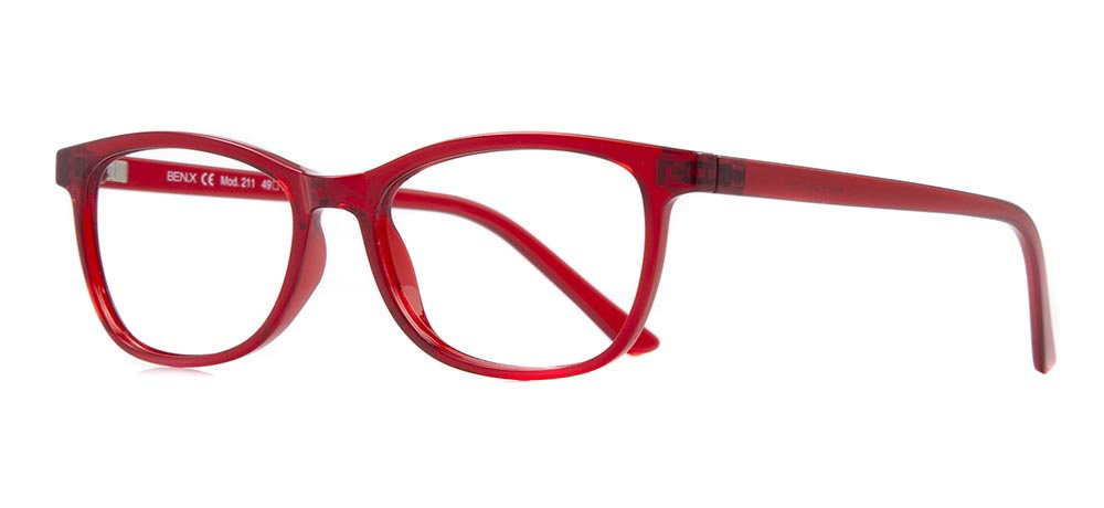 BENX CLASSIC BXGRL211-11 Optik Genç,Yetişkin Kadın Oval Çerçeveli Grilamid TR90 - 2