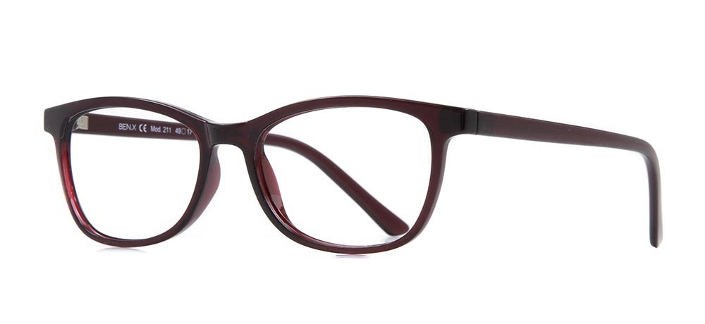 BENX CLASSIC BXGRL211-240 Optik Genç,Yetişkin Kadın Oval Çerçeveli Grilamid TR90 - 2