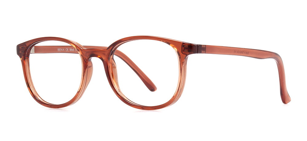 BENX CLASSIC BXGRL513-145 Optik Çocuk Çocuk,Kadın Oval Çerçeveli Grilamid TR90 - 2