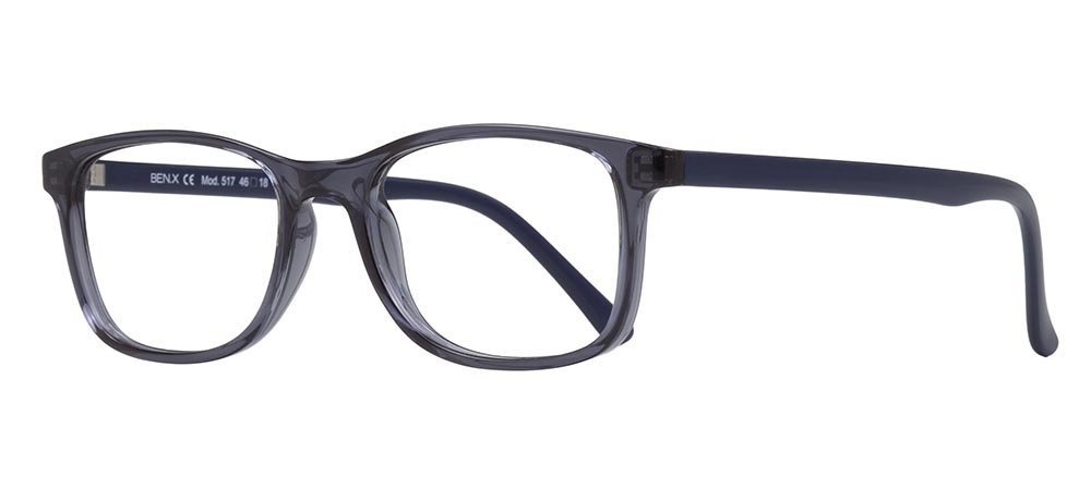 BENX CLASSIC BXGRL517-05120 Optik Çocuk Erkek,Kadın,Unisex Köşeli Çerçeveli Grilamid TR90 - 2