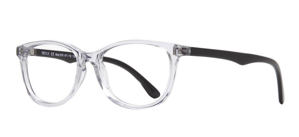 BENX CLASSIC BXGRL519-20506 Optik Çocuk Çocuk,Erkek,Kadın,Unisex Oval Çerçeveli Grilamid TR90 - 2