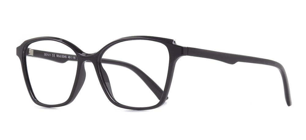 BENX CLASSIC BXGRL5245-06 Optik Genç Kadın Çekik Çerçeveli Grilamid TR90 - 2