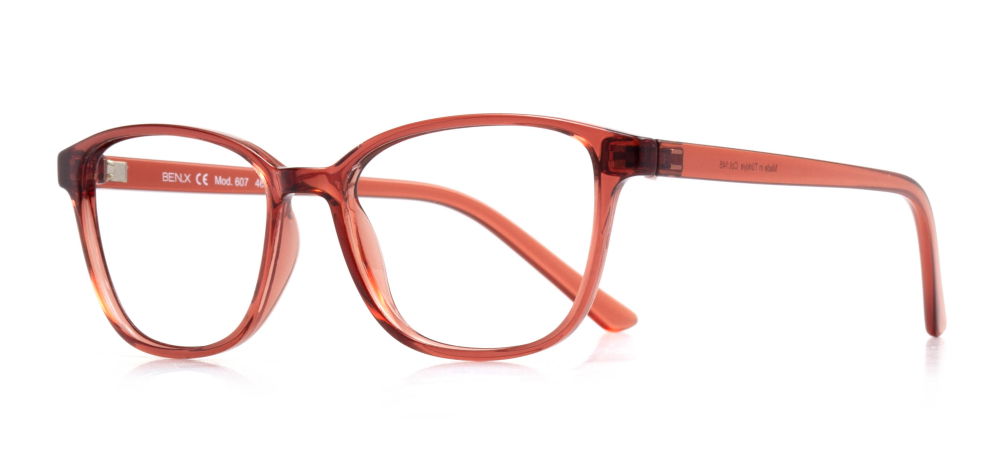 BENX CLASSIC BXGRL607-145 Optik Çocuk Çocuk,Kadın Oval Çerçeveli Grilamid TR90 - 2