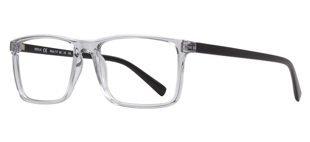 BENX CLASSIC BXTR90 117-20506 Optik Genç,Yetişkin Erkek Köşeli Çerçeveli Grilamid TR90 - 2