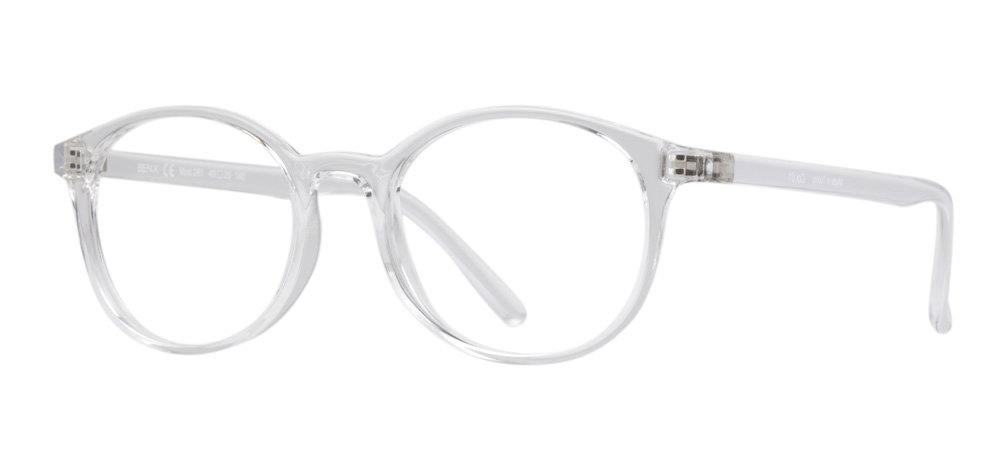 BENX CLASSIC BXTR90 281-01 Optik Genç Erkek, Kadın, Unisex Yuvarlak Çerçeveli Grilamid TR90 - 2