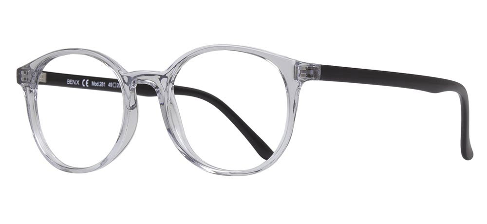 BENX CLASSIC BXTR90 281-20506 Optik Genç Erkek,Kadın,Unisex Oval Çerçeveli Grilamid TR90 - 2