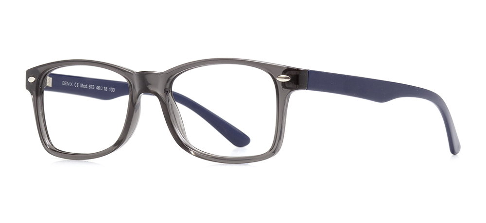 BENX CLASSIC BXTR90 673-05120 Optik Çocuk Erkek,Kadın,Unisex Köşeli Çerçeveli Grilamid TR90 - 2