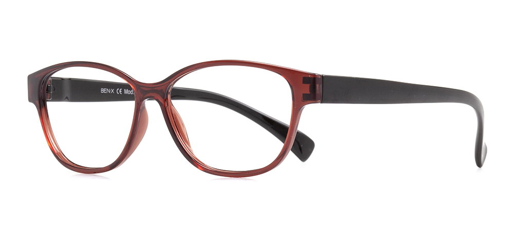 BENX CLASSIC BXTR90 677-1506 Optik Çocuk Çocuk,Erkek,Kadın,Unisex Oval Çerçeveli Grilamid TR90 - 2