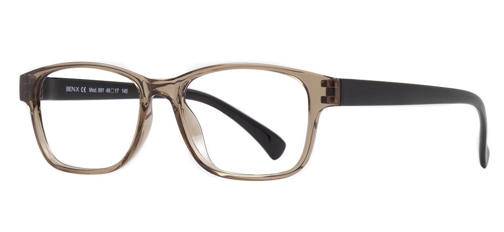 BENX CLASSIC BXTR90 691-15506 Optik Genç Erkek,Kadın,Unisex Köşeli Çerçeveli Grilamid TR90 - 2
