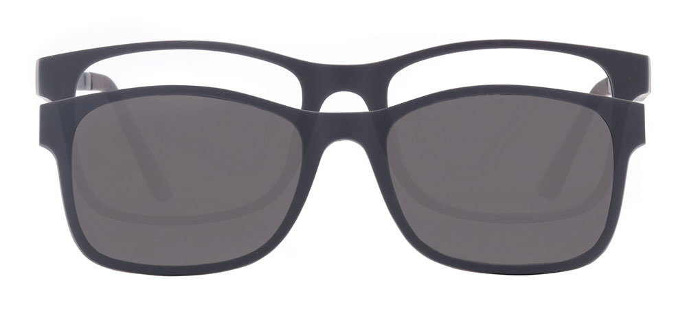BENX CLIP ON BXTR90 905-M113 Clipon,Optik Genç Erkek,Kadın,Unisex Köşeli Çerçeveli Ultem - 1