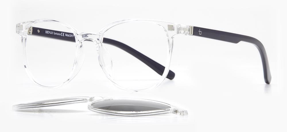BENX CLIP ON BXTR90 917-C.01 Clipon,Optik Çocuk Erkek, Kadın, Unisex Oval Çerçeveli Grilamid TR90 - 2