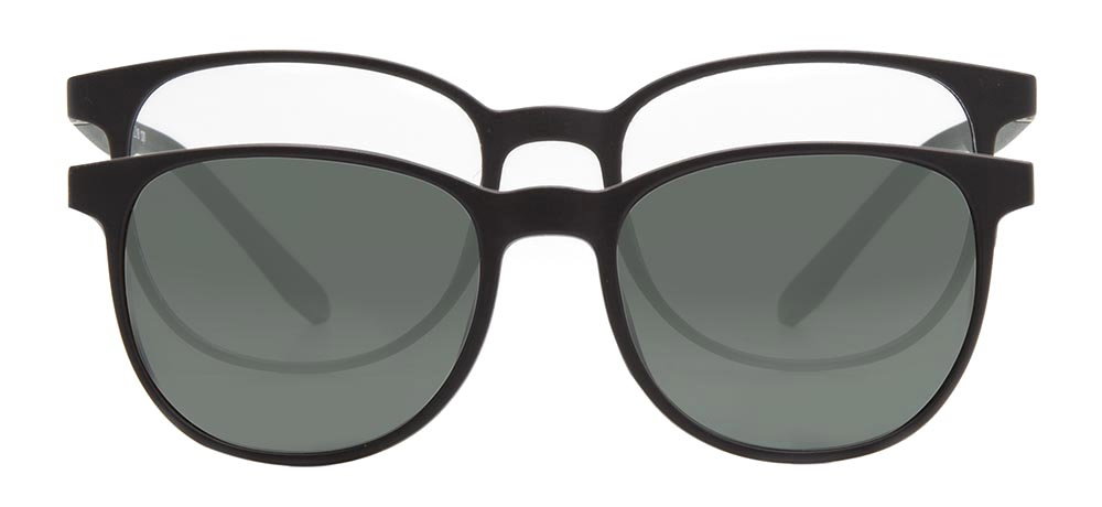 BENX CLIP ON BXTR90 917-M06116 Optik Çocuk Erkek, Kadın, Unisex Oval Çerçeveli Grilamid TR90 - 1