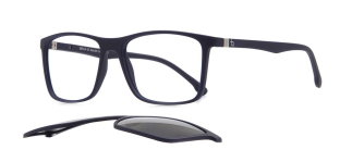 BENX CLIP ON BXTR90 925-M120 Clipon,Optik Genç Erkek Köşeli Çerçeveli Ultem - BENX CLIP ON (1)