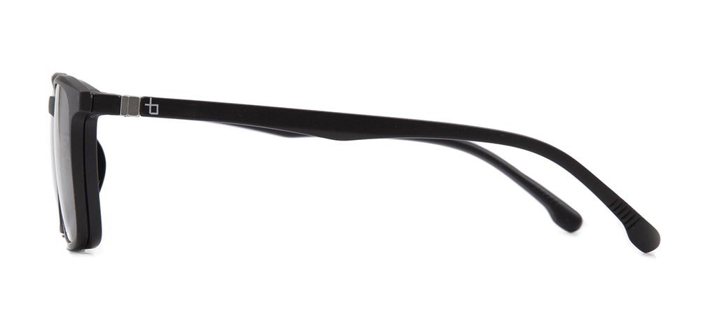 BENX CLIP ON BXTR90 935-M06 Clipon,Optik Genç,Yetişkin Erkek Köşeli Çerçeveli Grilamid TR90 - 3