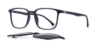 BENX CLIP ON BXTR90 935-M120 Clipon,Optik Genç,Yetişkin Erkek Köşeli Çerçeveli Grilamid TR90 - BENX CLIP ON (1)