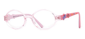 BENX FANTASIA BXASTS5001-K0804 Optik Bebek,Çocuk Kadın Oval Çerçeveli Grilamid (TR90) - BENX FANTASIA (1)
