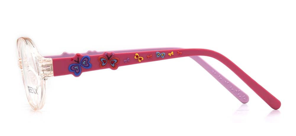 BENX FANTASIA BXASTS5001-K17704 Optik Bebek,Çocuk Kadın Oval Çerçeveli Grilamid (TR90) - 3