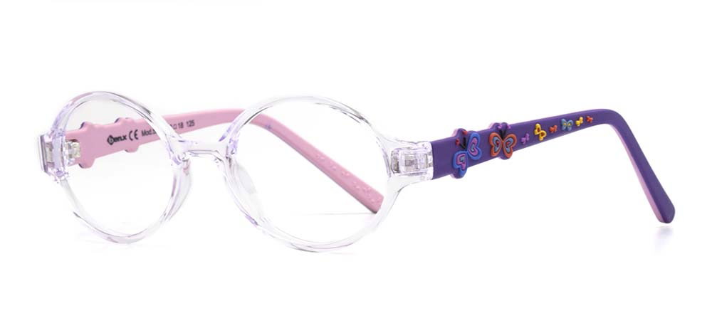 BENX FANTASIA BXASTS5001-K21702 Optik Bebek,Çocuk Kadın Oval Çerçeveli Grilamid (TR90) - 2