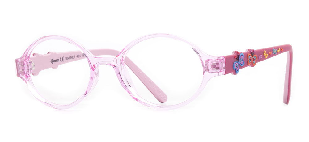 BENX FANTASIA BXASTS5001-K3603 Optik Bebek,Çocuk Kadın Oval Çerçeveli Grilamid (TR90) - 2