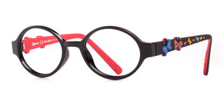 BENX FANTASIA BXASTS5006-K0601 Optik Bebek,Çocuk Kadın Oval Çerçeveli Grilamid (TR90) - BENX FANTASIA (1)