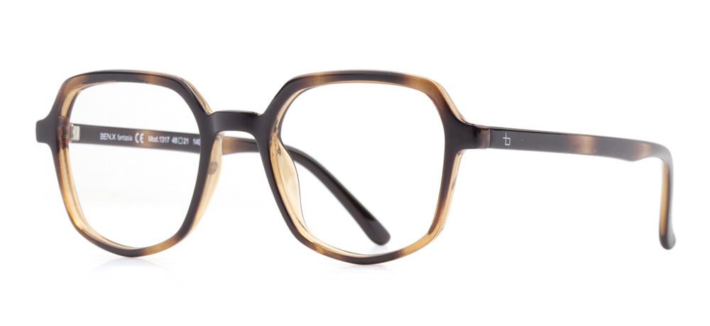 BENX FANTASIA BXFNTS 1317-DM05 Optik Genç Erkek,Kadın,Unisex Geometrik Çerçeveli Grilamid (TR90) - 2