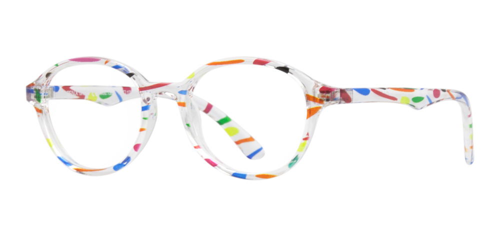 BENX FANTASIA BXFNTS 1362-DM04 Optik Çocuk Kadın Oval Çerçeveli Grilamid (TR90) - 2