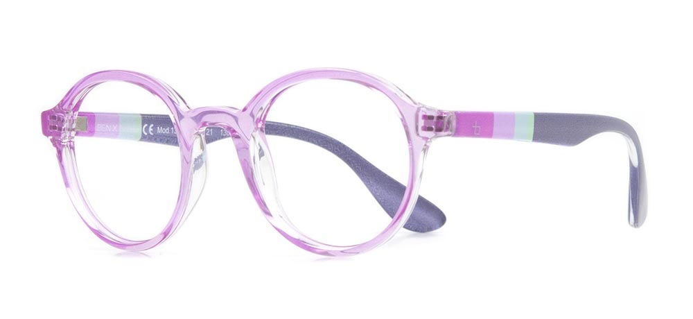 BENX FANTASIA BXFNTS 1364-C.15 Optik Çocuk Kadın Oval Çerçeveli Grilamid (TR90) - 2