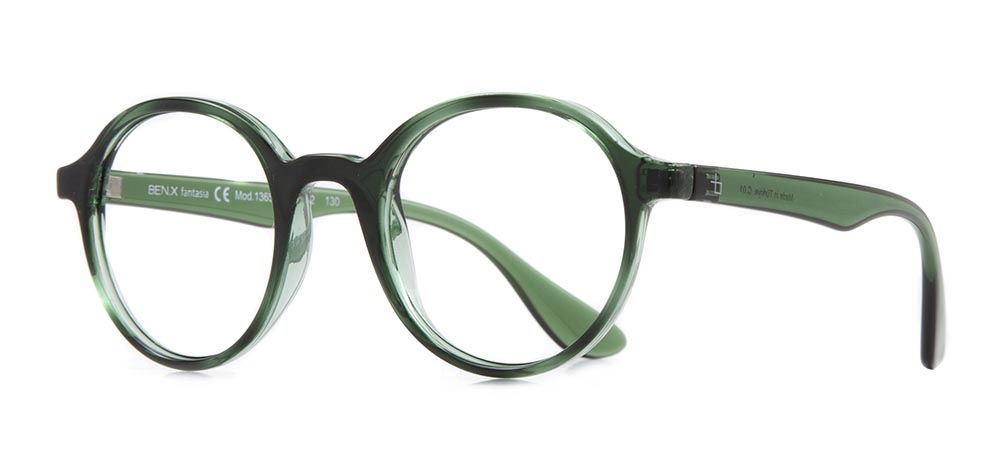 BENX FANTASIA BXFNTS 1365-C.01 Optik Çocuk Kadın Oval Çerçeveli Grilamid TR90 - 2