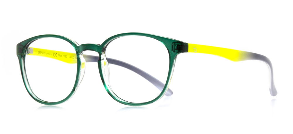 BENX FANTASIA BXFNTS 1382-C.202 Optik Genç Erkek,Kadın,Unisex Oval Çerçeveli Grilamid (TR90) - 2