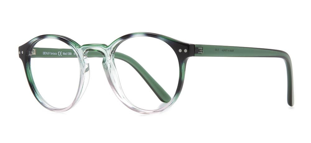 BENX FANTASIA BXFNTS 1388-C.03 Optik Genç Erkek,Kadın,Unisex Oval Çerçeveli Grilamid (TR90) - 2